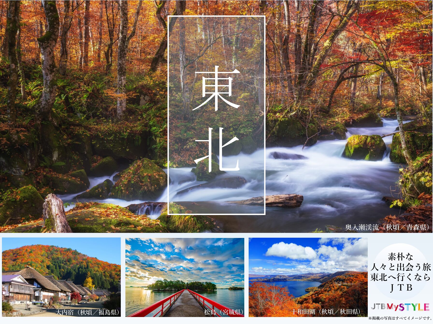 秋の日本列島どこへ旅する？